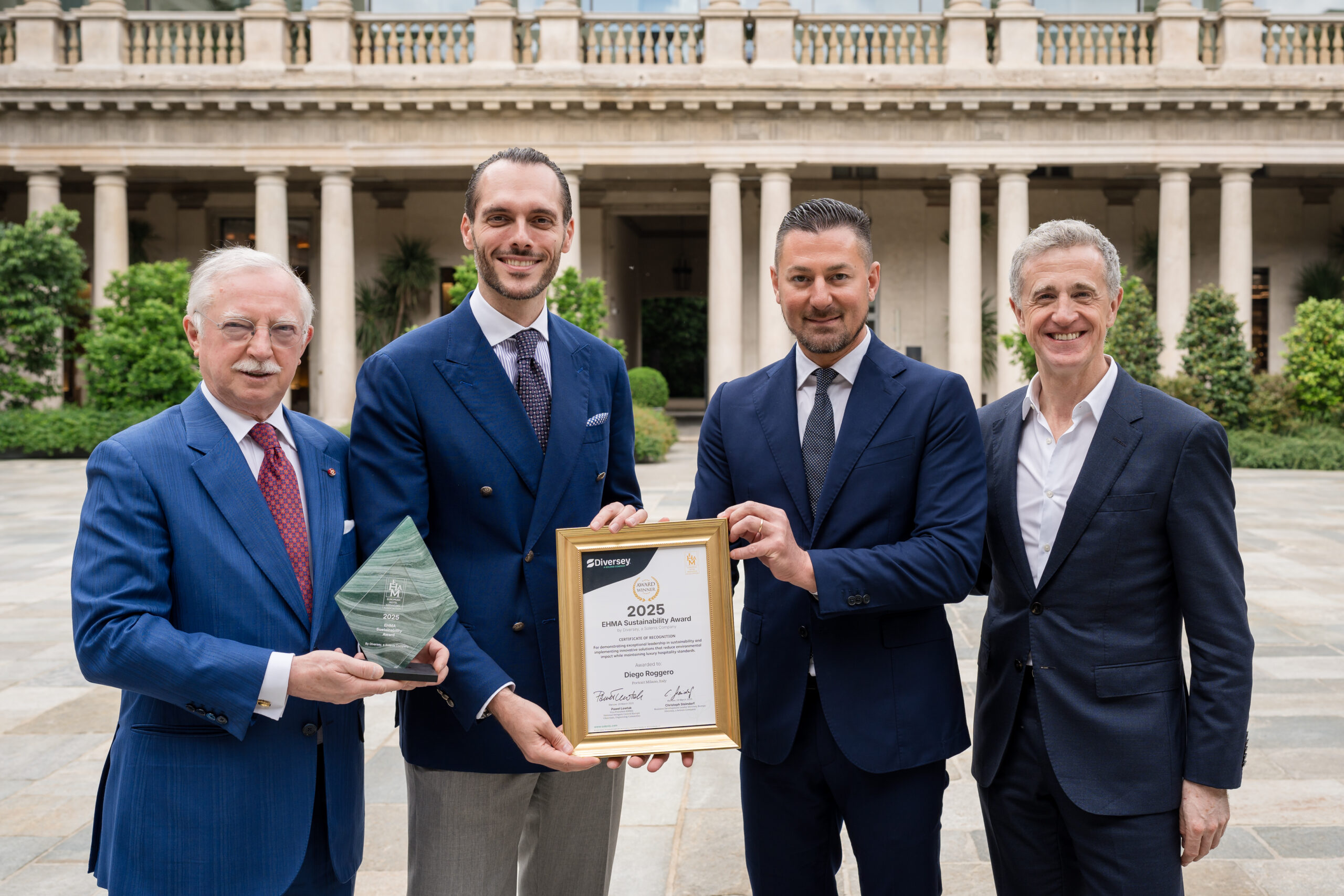 EHMA Sustainability Award by Diversey to Portrait Milano