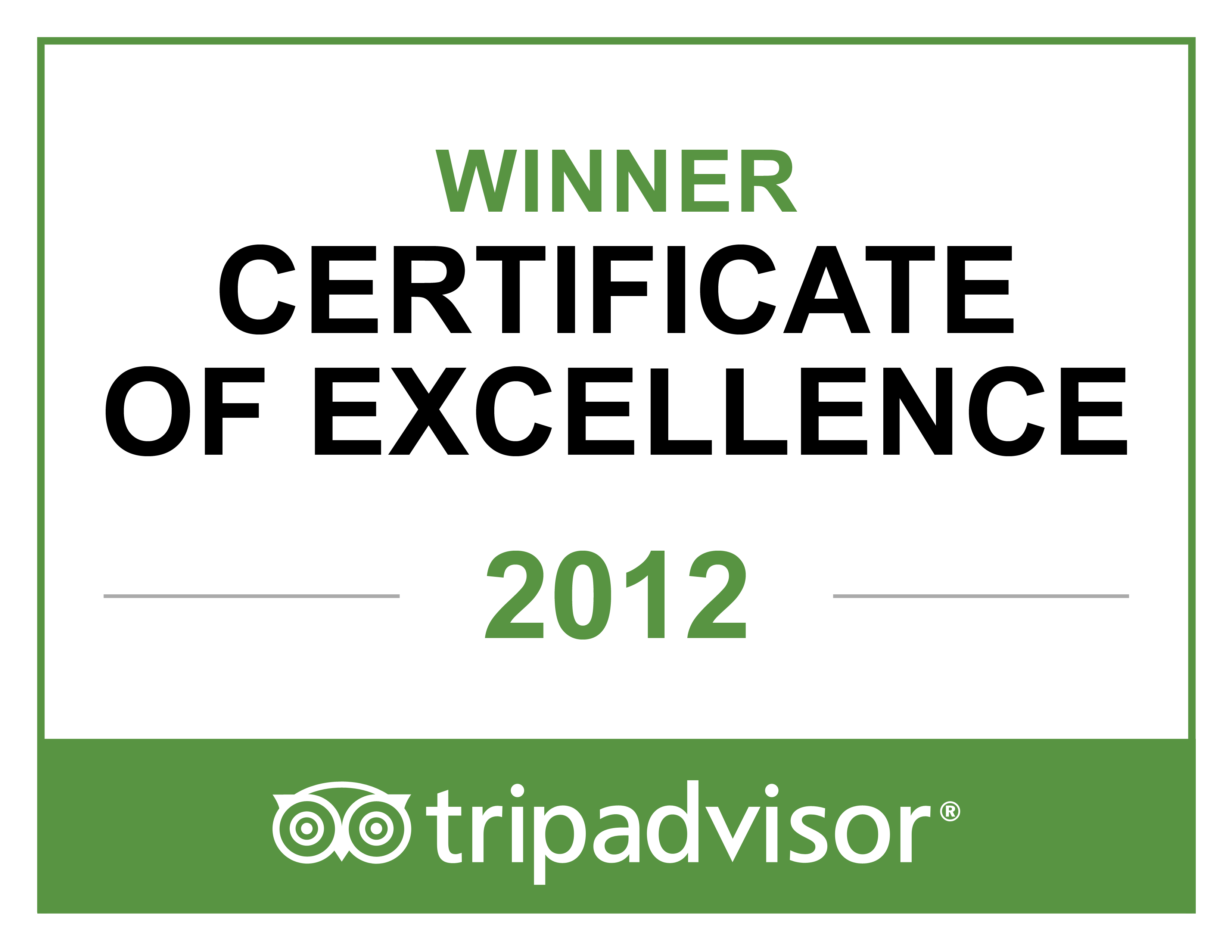 Certificate of Excellence